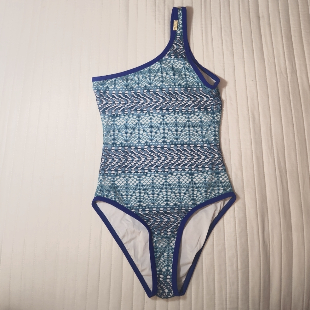 WET One Piece Swimsuit [blue netted]